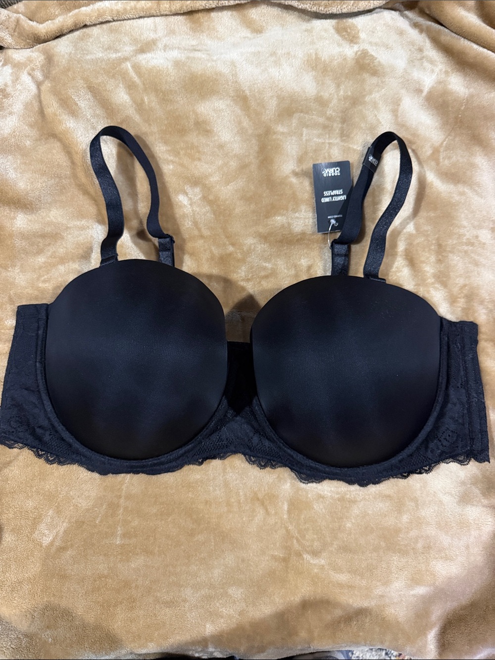 Torrid Curve Black lightly Padded Lace Bra